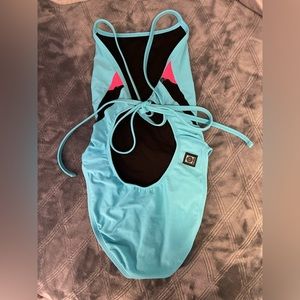 Jolyn Clothing One Piece Size 28 Women’s Electric Blue and Hot Pink